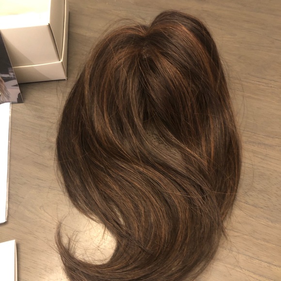 Jon Renau 12inch  356 easiPart Hair Topper 
FS4/33/30A MIDNIGHT COCOA - Picture 11 of 12